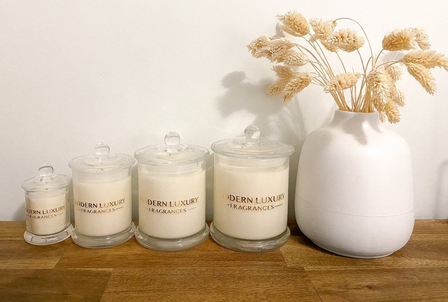 GLASS JAR CANDLES