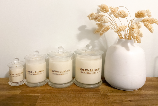 GLASS JAR CANDLES